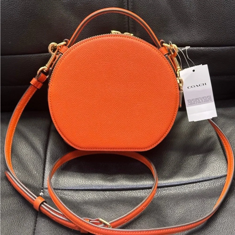 NWT Coach Canteen Crossbody Bag With Halloween Pumpkin Print CW468 - Picture 3 of 12